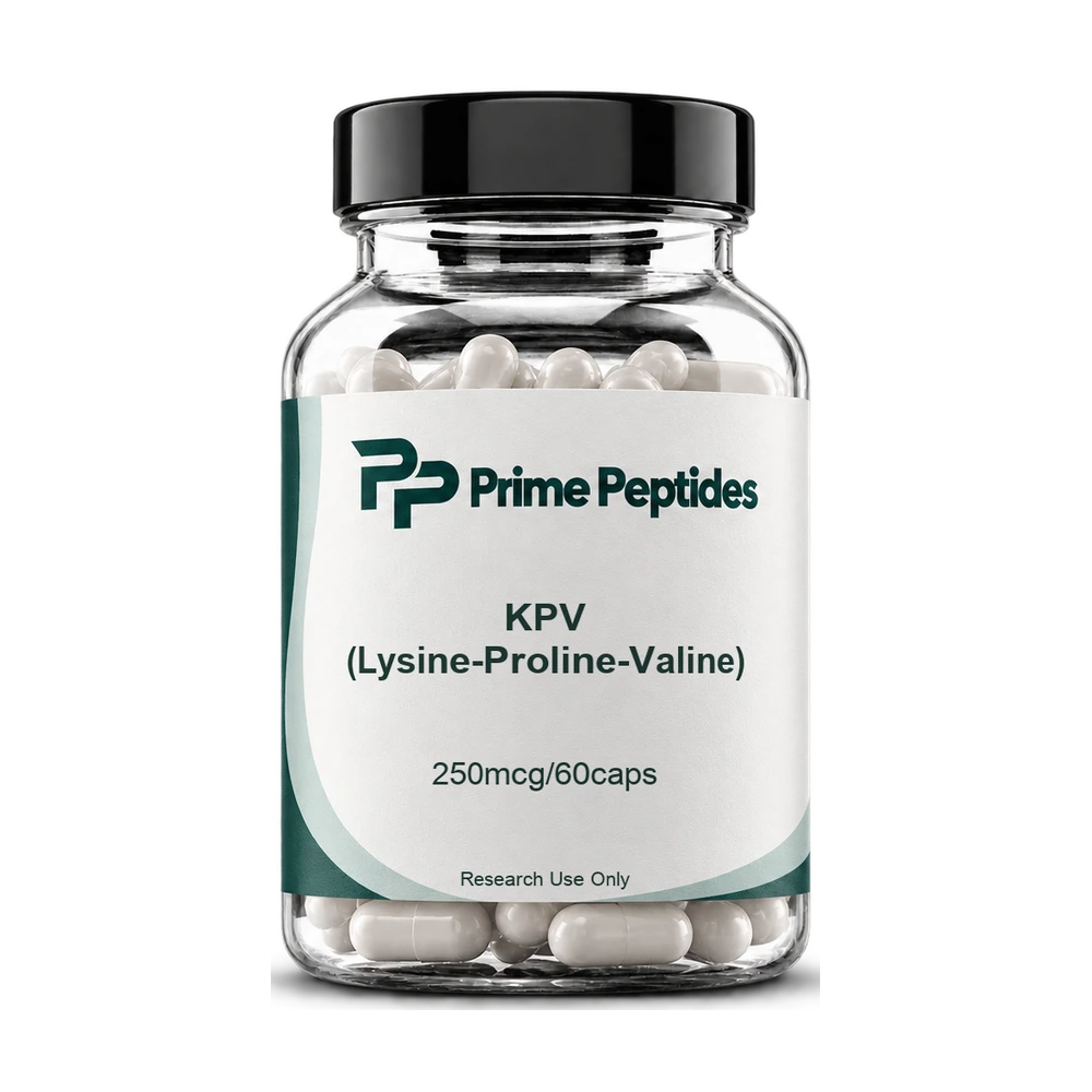 KPV (Lysine-Proline-Valine) 250mcg/60caps — Prime Peptides