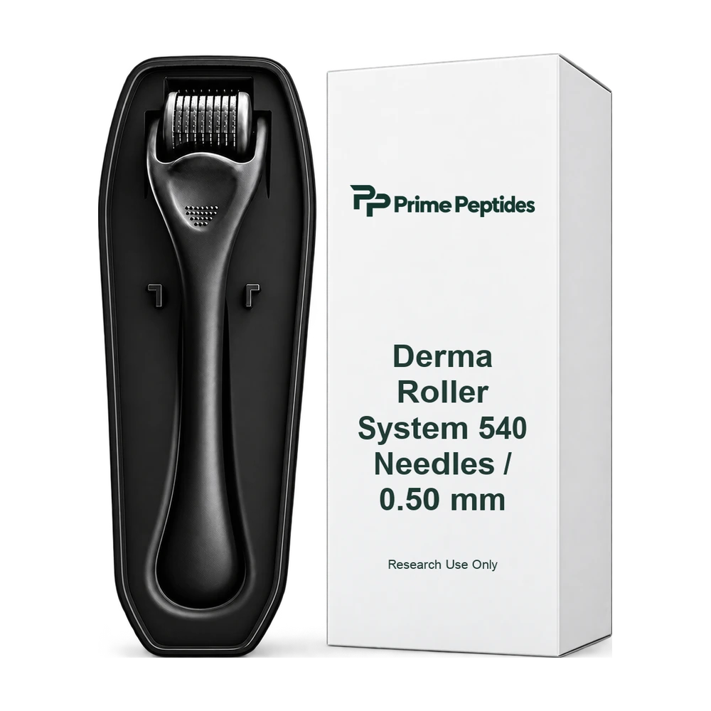 Prime Peptides Derma Roller System — 540 needles, 0.50 mm