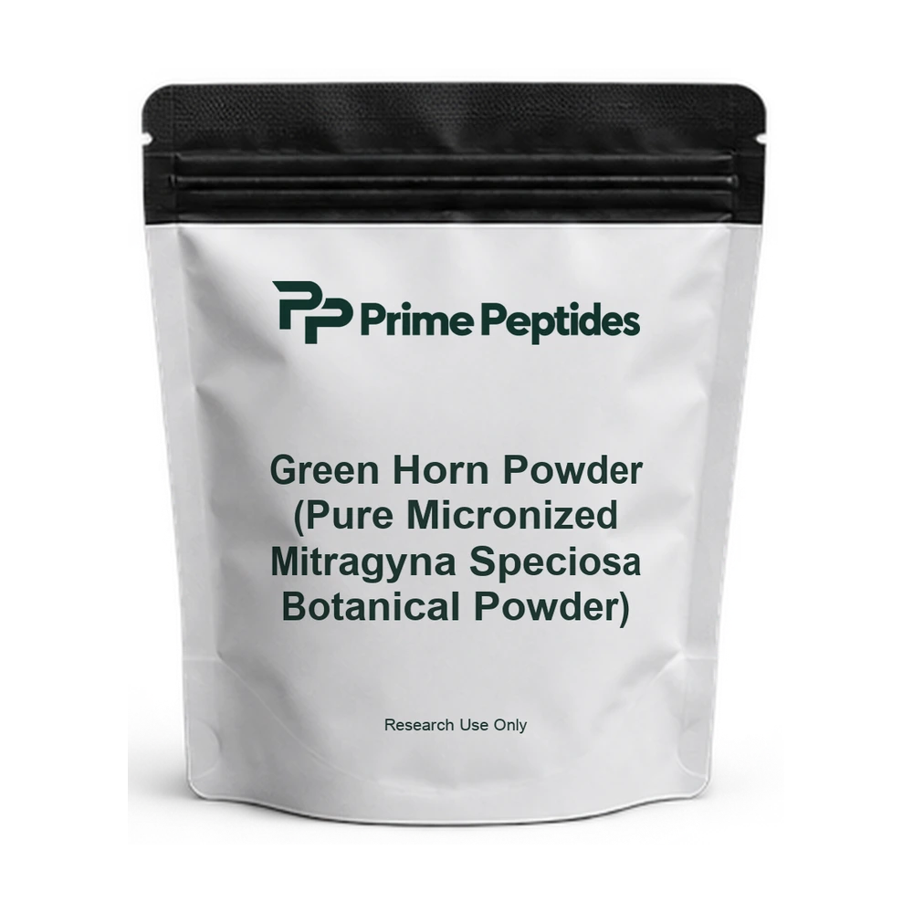 Green Horn Powder (Pure Micronized Mitragyna Speciosa Botanical Powder) — Prime Peptides