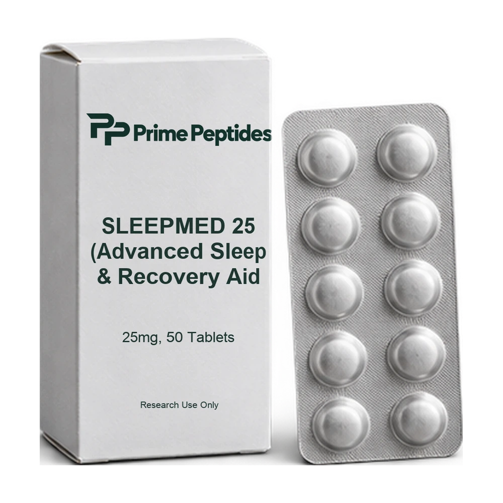 SLEEPMED 25 (Advanced Sleep & Recovery Aid 25mg, 50 Tablets) — Prime Peptides