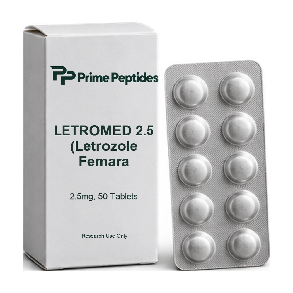 LETROMED 2.5 (Letrozole Femara 2.5mg, 50 Tablets) — Prime Peptides